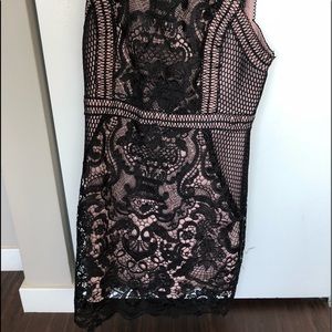 BLACK & PINK lace dress 🖤💗